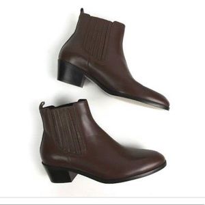 New J. Crew Chelsea Bootie, Brownstone, 7.5